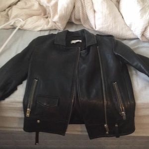 IRO Dumont Leather Jacket Coat